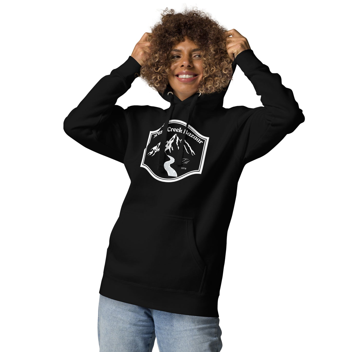 Unisex Hoodie - White Print