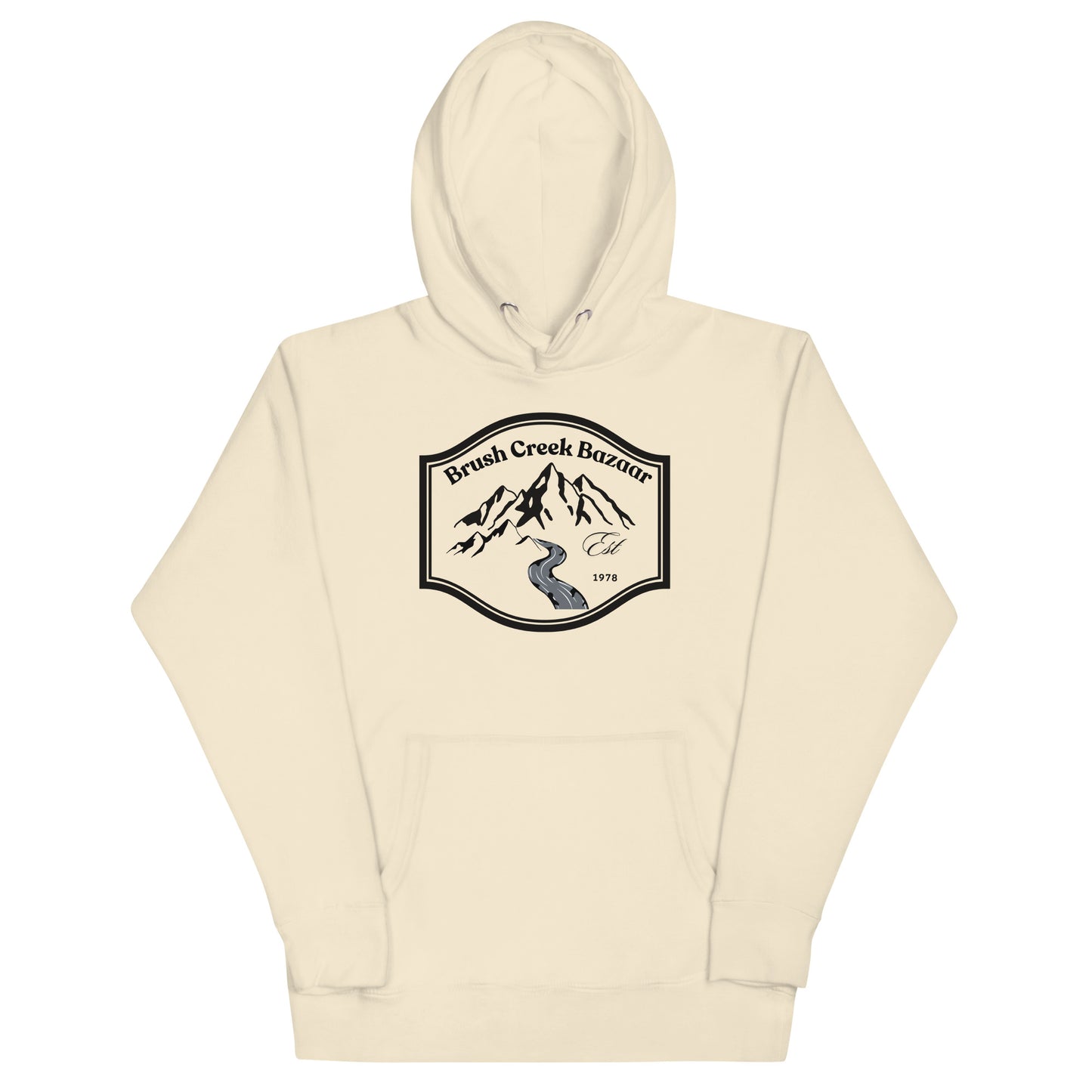 Unisex Hoodie - Black Print