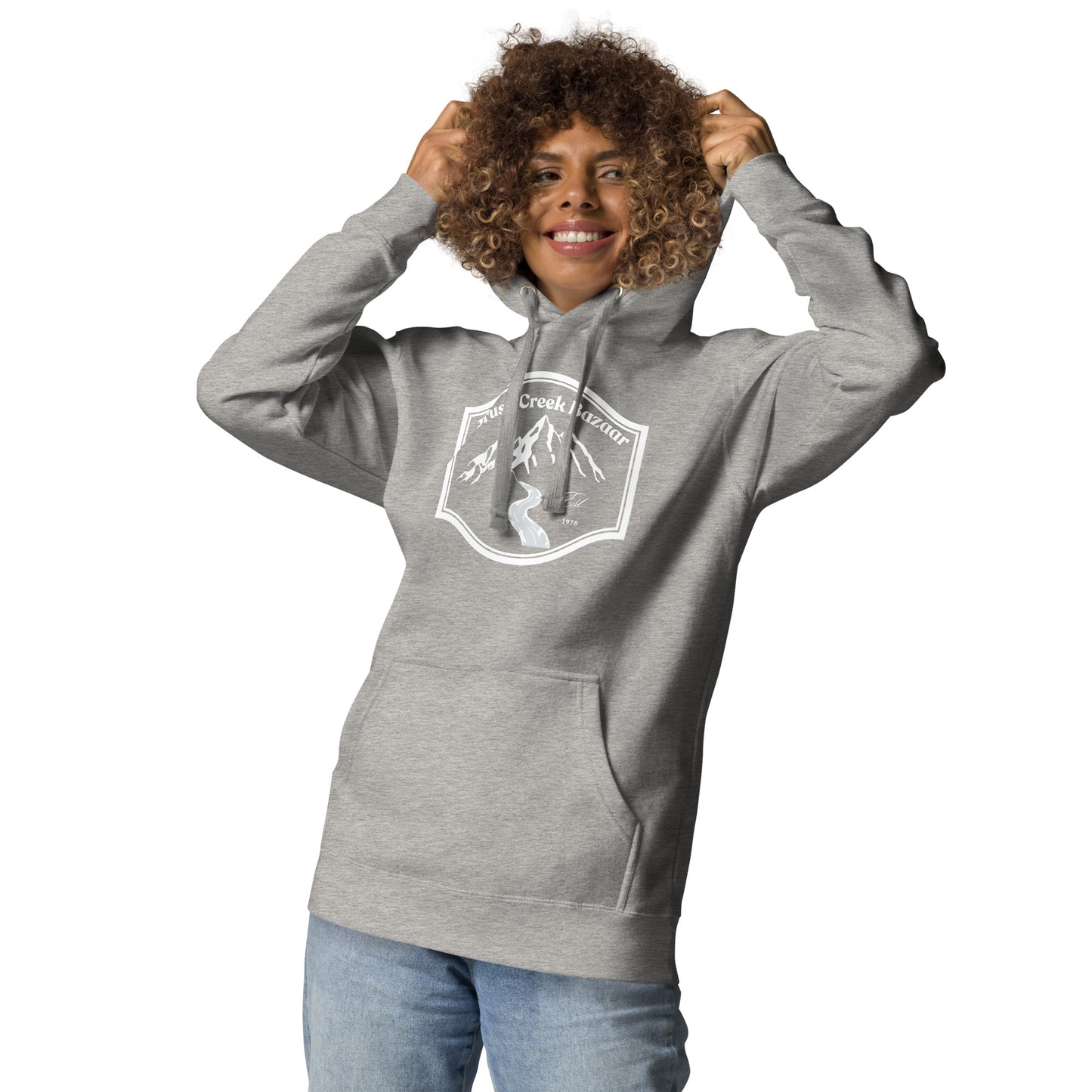Unisex Hoodie - White Print
