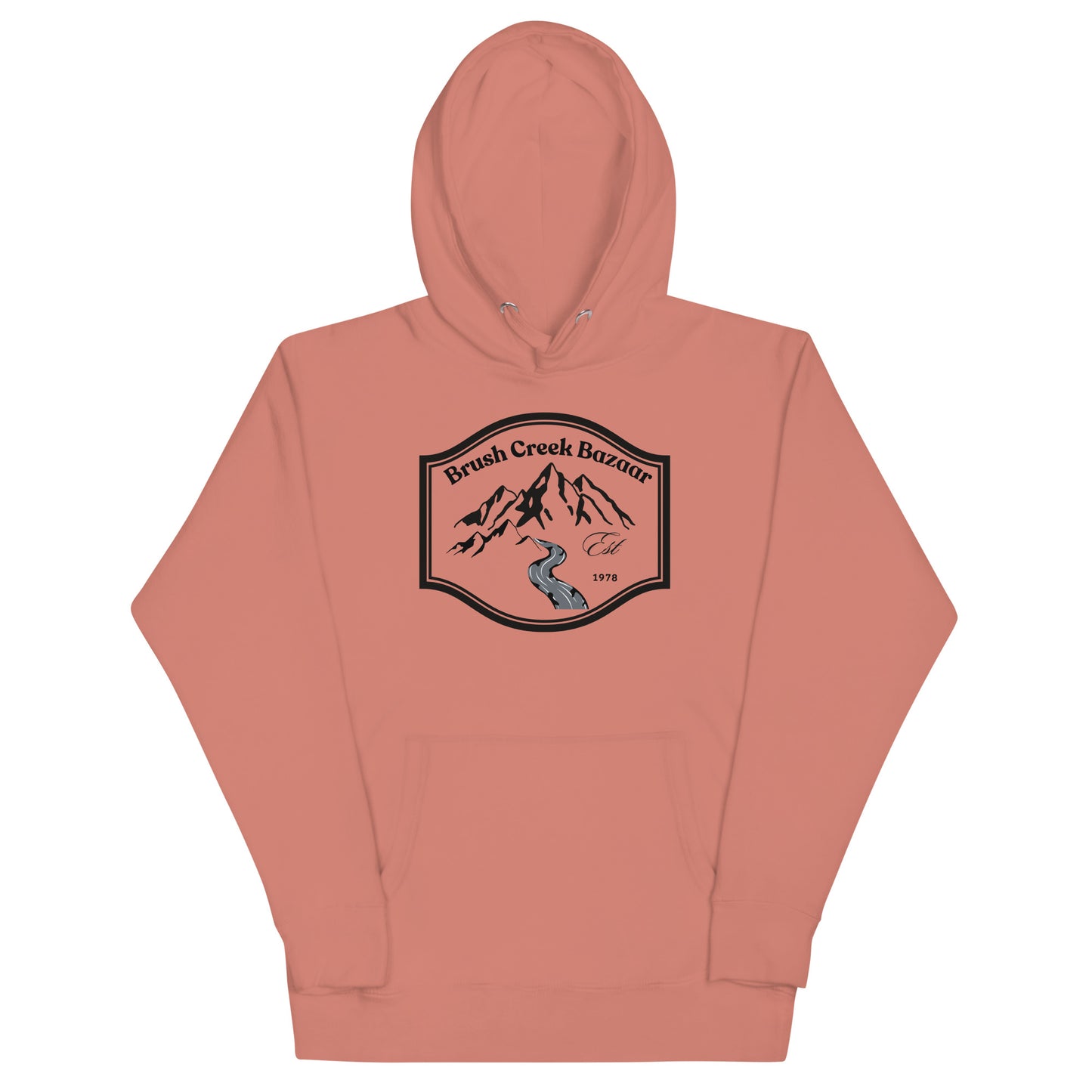 Unisex Hoodie - Black Print