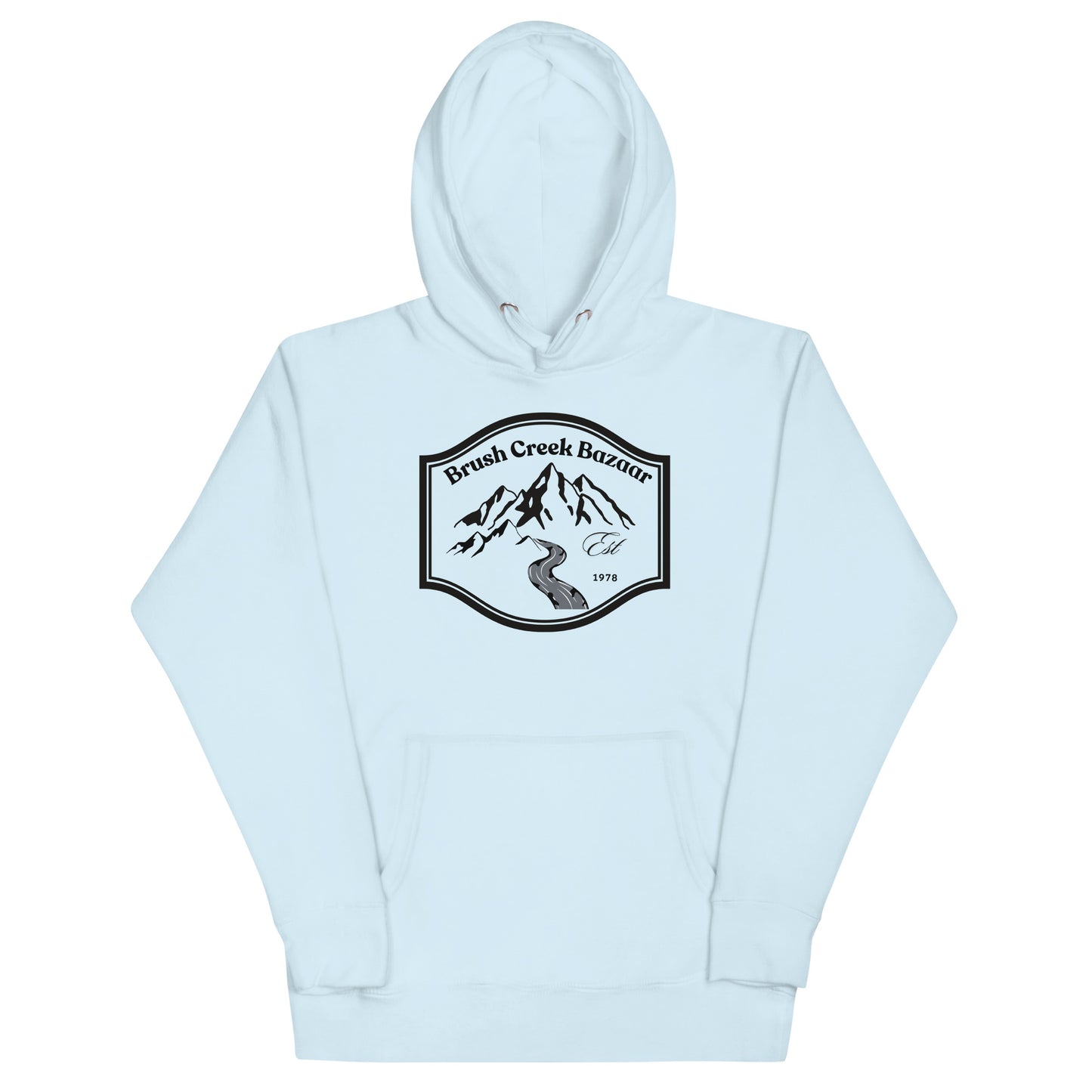 Unisex Hoodie - Black Print