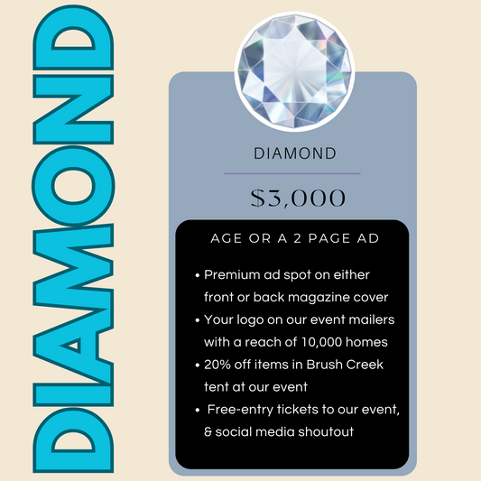 Magazine Sponsorship - DIAMOND ($3,000)