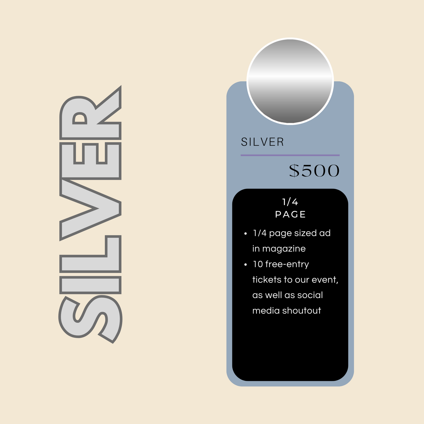 Magazine Sponsorship - SILVER ($500)