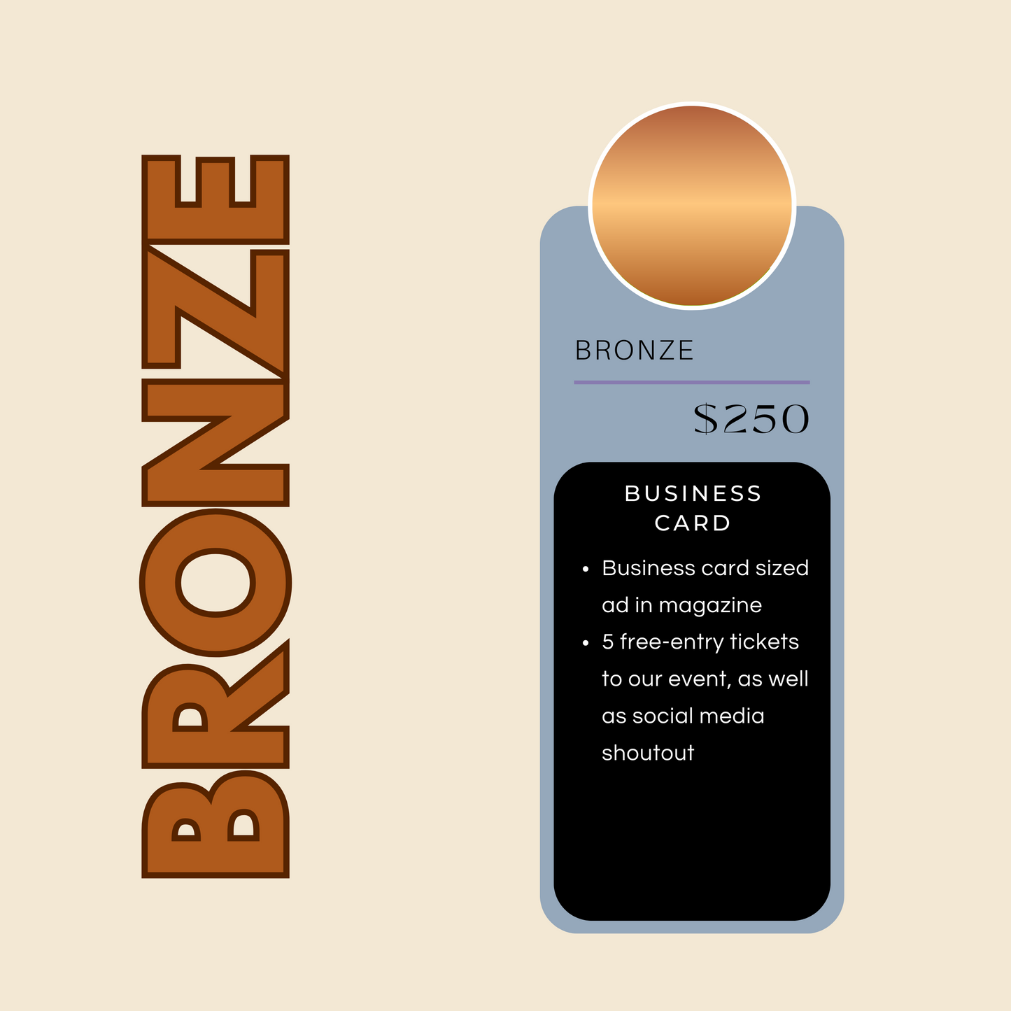 Magazine Sponsorship - BRONZE ($250)